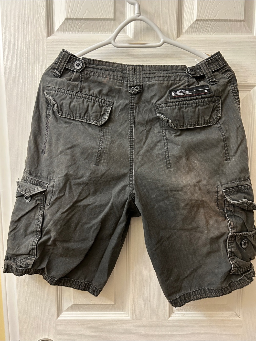 Billabong Men's Cargo Shorts - Charcoal Gray